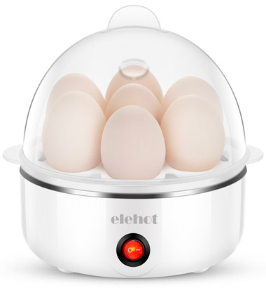 Cuiseur à œuf 1 à 7, Œufs durs, Mollets, Coques et moulés - Garantie 1