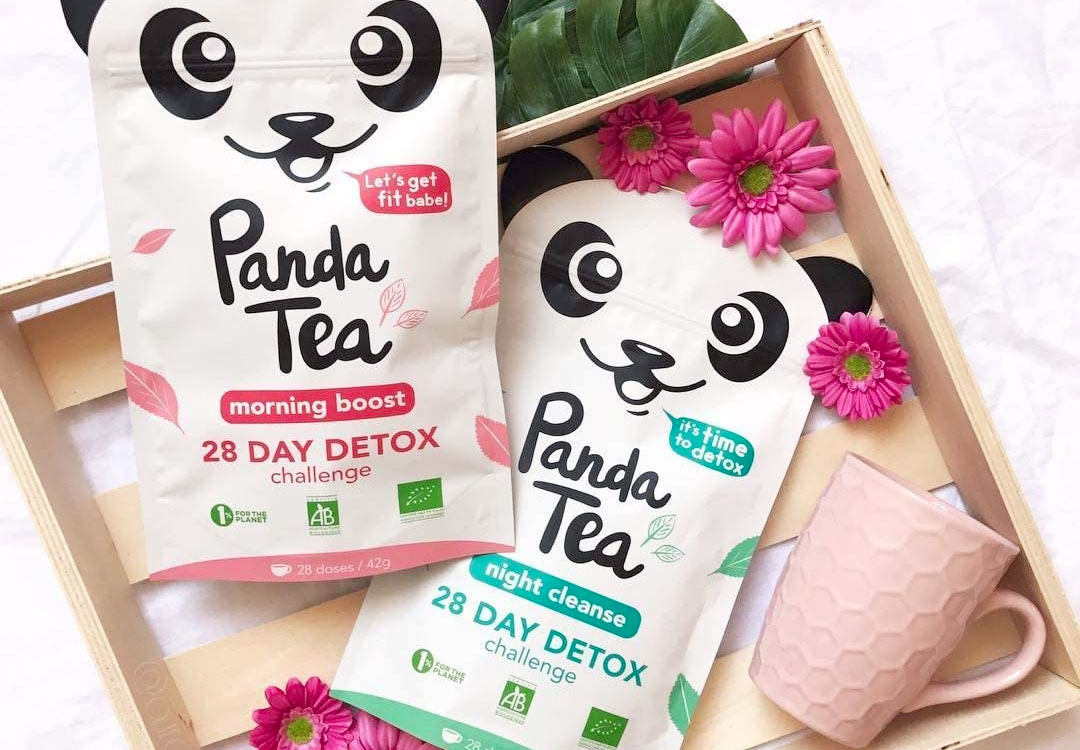 Panda Tea - Night Cleanse - Thé & infusions detox certifié bio - 28 sachets  - anti-ballonnements et ventre plat : : Epicerie